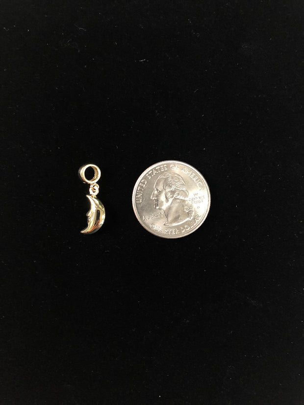 14K Gold Moon Mix & Match Charm Pendant