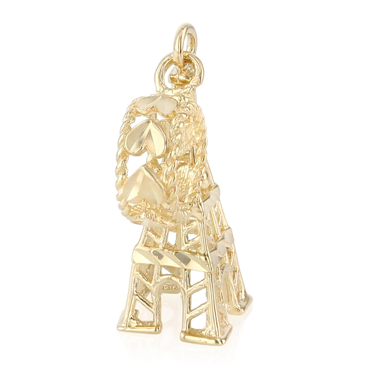 14K Gold Eiffel tower Mix & Match Charm Pendant