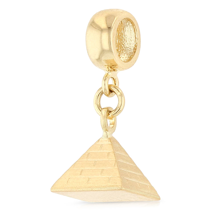 14K Gold Egypt Pyramid Mix & Match Charm Pendant