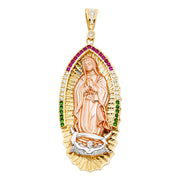 Guadalupe Pendant for Necklace or Chain