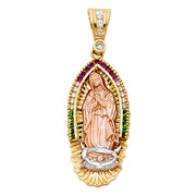 Guadalupe Pendant for Necklace or Chain