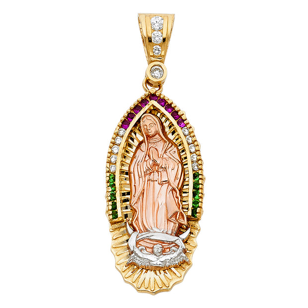 Guadalupe Pendant for Necklace or Chain