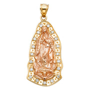 Guadalupe Pendant for Necklace or Chain