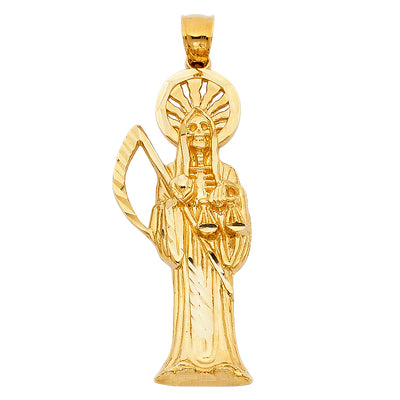 Santa Muerte Pendant for Necklace or Chain