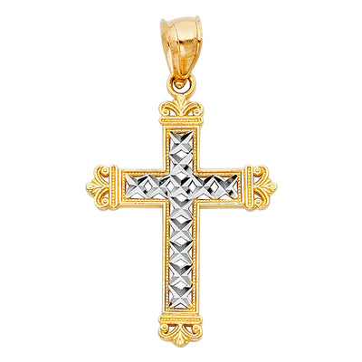 Fancy Cross Pendant for Necklace or Chain