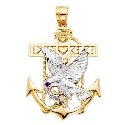 Mariner Eagle Pendant for Necklace or Chain