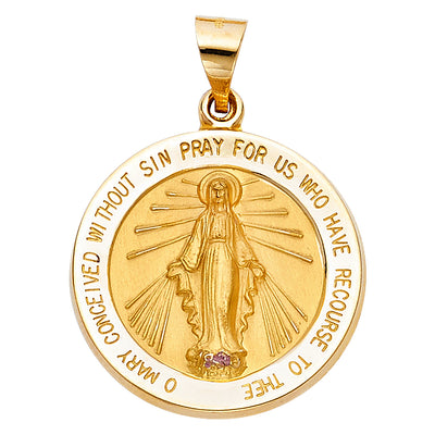 Virgin Mary Pendant for Necklace or Chain