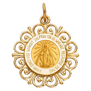 Virgin Mary Pendant for Necklace or Chain