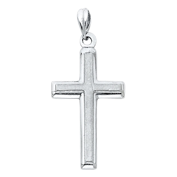 14K Gold Cross Religious Pendant