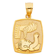 Baptism Pendant for Necklace or Chain