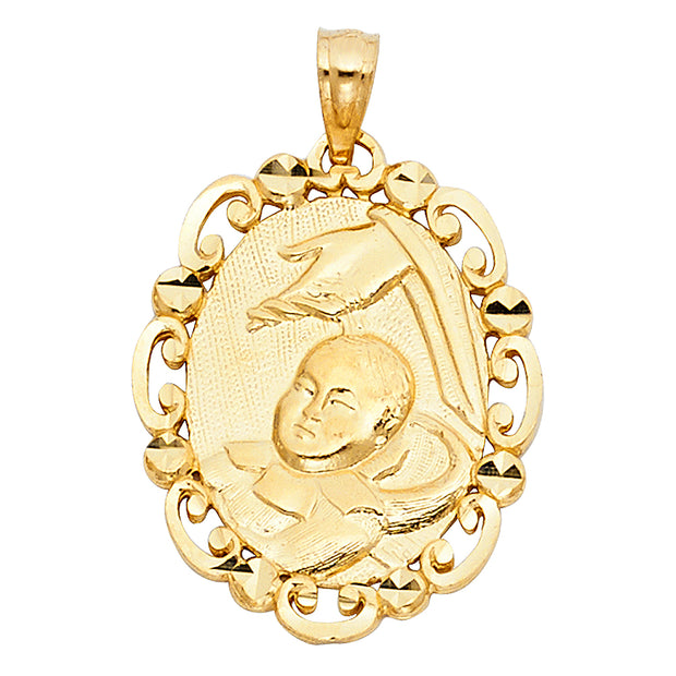 Baptism Pendant for Necklace or Chain