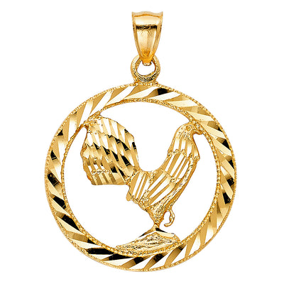 Rooster Pendant for Necklace or Chain
