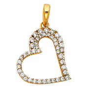 Double Hearts Pendant for Necklace or Chain