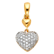 Heart Pendant for Necklace or Chain