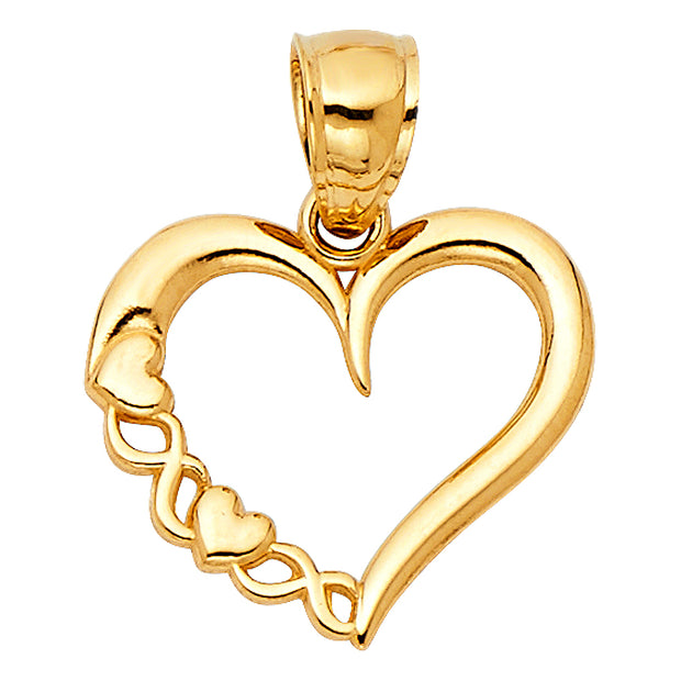 Heart Pendant for Necklace or Chain