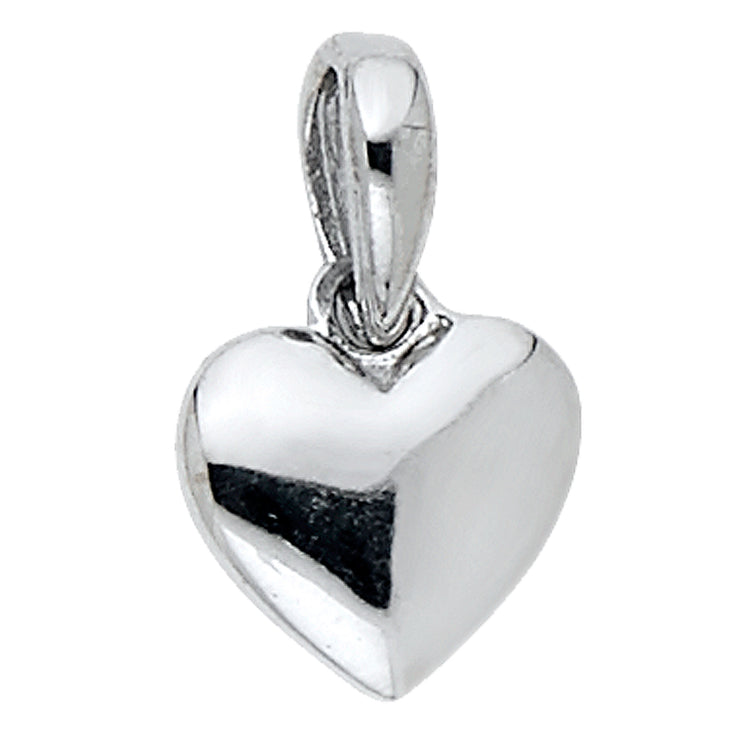 14K Gold Heart Charm Pendant