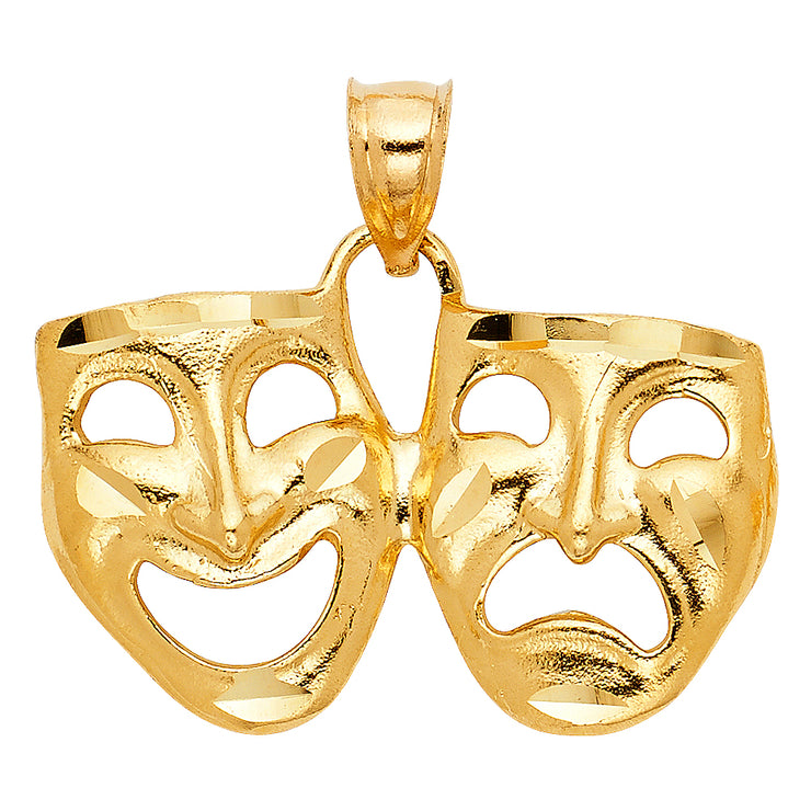 Mask Pendant for Necklace or Chain