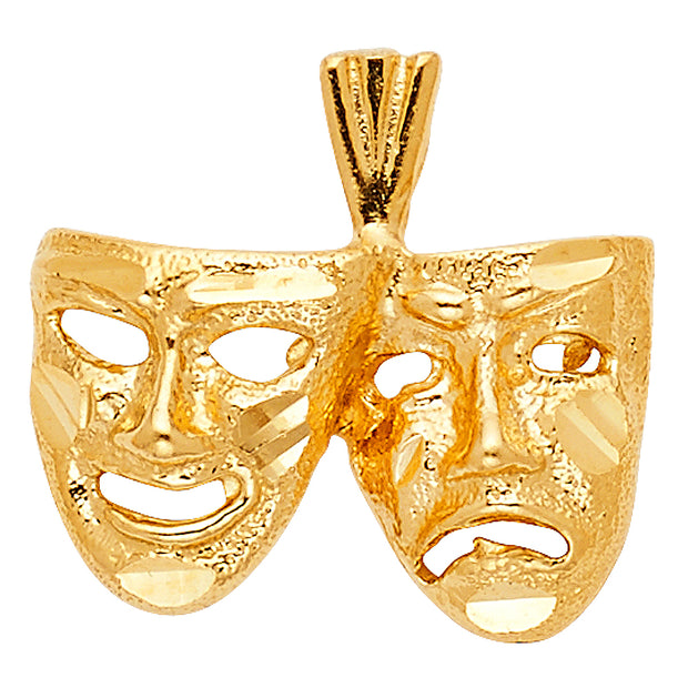Mask Pendant for Necklace or Chain