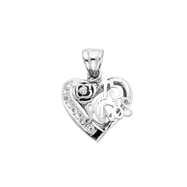 Quinceanera Pendant for Necklace or Chain