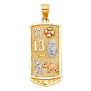 3C Lucky Pendant Pendant for Necklace or Chain