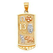 3C Lucky Pendant Pendant for Necklace or Chain
