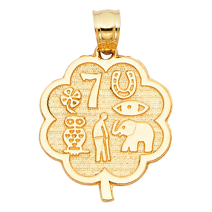 3C Lucky Pendant Pendant for Necklace or Chain