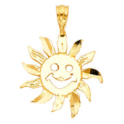 Sun Pendant for Necklace or Chain