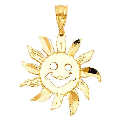 Sun Pendant for Necklace or Chain