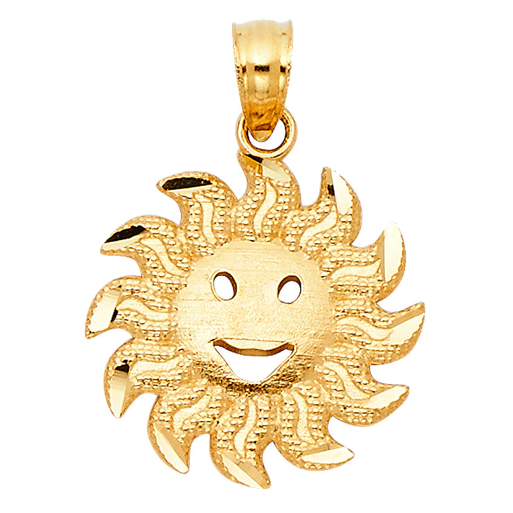 Sun Pendant for Necklace or Chain