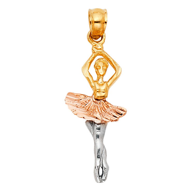 Ballerina Pendant for Necklace or Chain