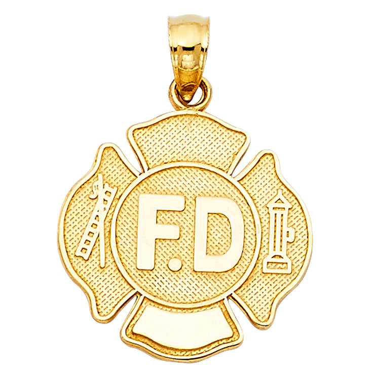 Fire Department Pendant Pendant for Necklace or Chain
