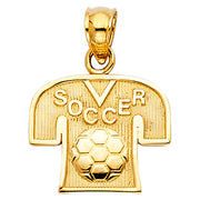 Soccer Jersey Pendant Pendant for Necklace or Chain