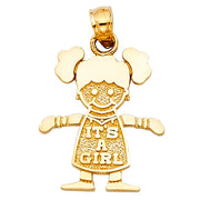 Girl pendant Pendant for Necklace or Chain