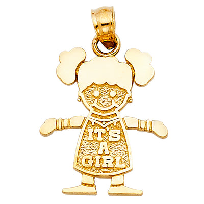 Girl pendant Pendant for Necklace or Chain