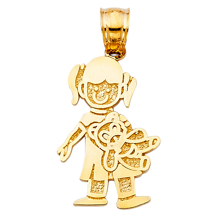 Girl pendant Pendant for Necklace or Chain