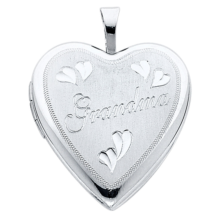 Heart Locket Pendant for Necklace or Chain