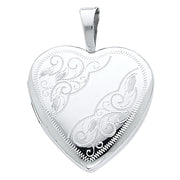 Heart Locket Pendant for Necklace or Chain
