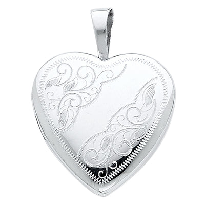 Heart Locket Pendant for Necklace or Chain