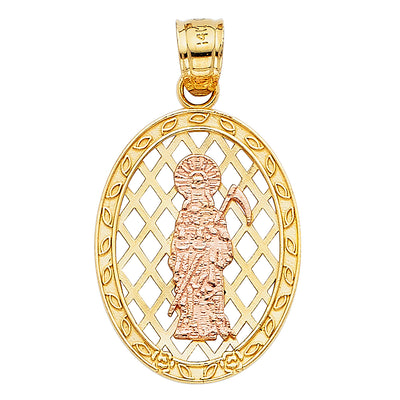 Santa Muerte Pendant for Necklace or Chain