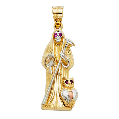 Santa Muerte Pendant for Necklace or Chain
