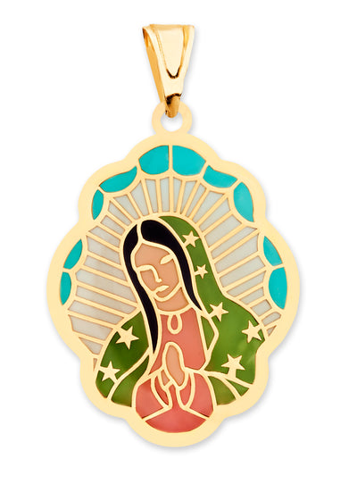 Guadalupe Pendant for Necklace or Chain