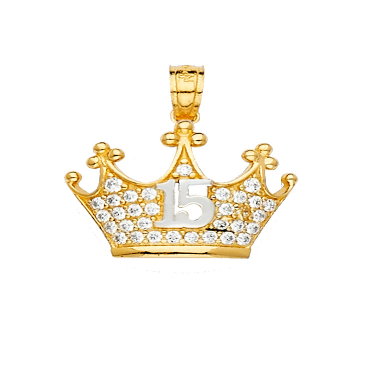 Quinceanera Pendant for Necklace or Chain