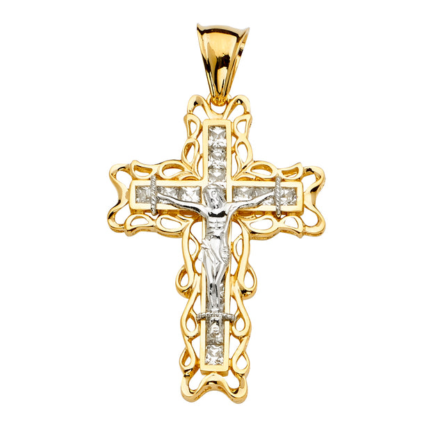 Crucifix Cross Pendant for Necklace or Chain