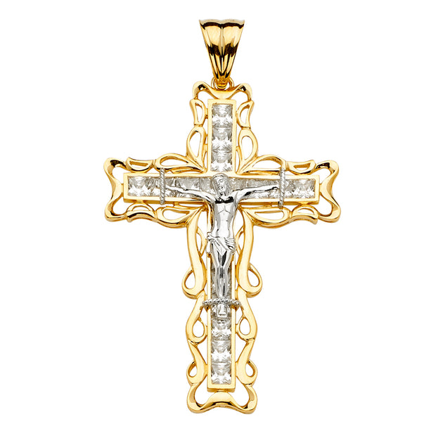 Crucifix Cross Pendant for Necklace or Chain