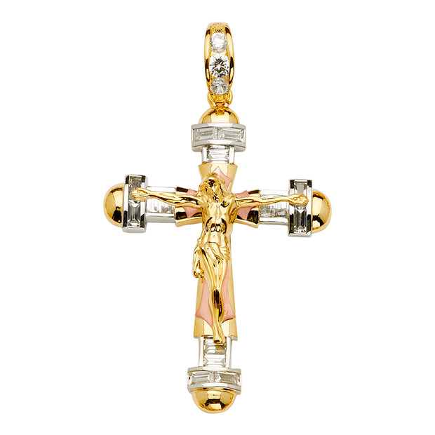 Crucifix Cross Pendant for Necklace or Chain