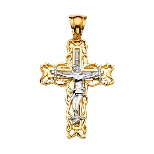 Crucifix Cross Pendant for Necklace or Chain