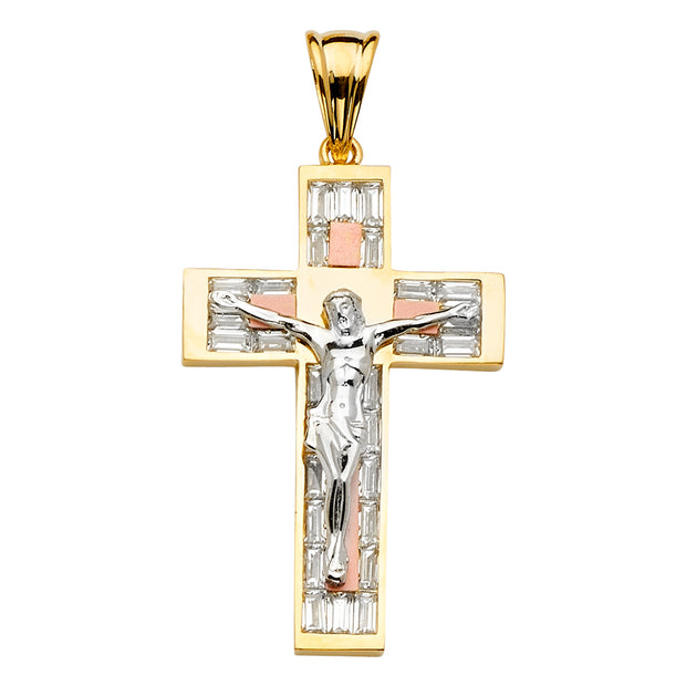 Crucifix Cross Pendant for Necklace or Chain