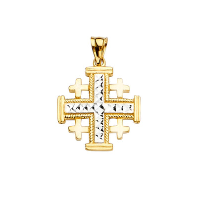 Jerusalem Cross Pendant for Necklace or Chain