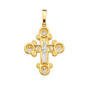 4-Way Jesus Cross Pendant for Necklace or Chain
