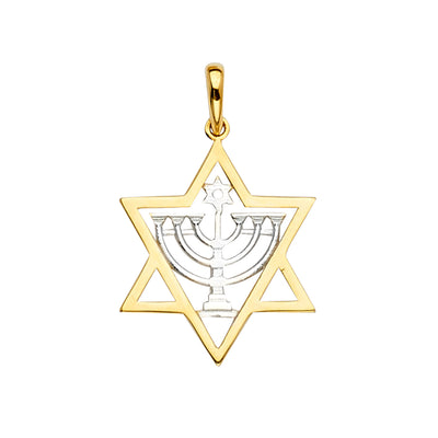 Menorah Pendant for Necklace or Chain